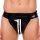 Xrub Latex Jockstrap – elegant zipped, black and white underwear