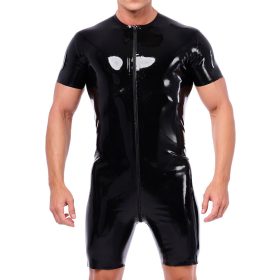 Xrub – black latex thigh breeches with zipper