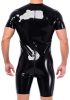 Xrub – black latex thigh breeches with zipper