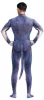 Blue and White Raptus Dinosaur Cosplay Costume