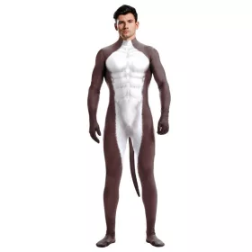 Donkey Cosplay – white-brown overalls in premium quality