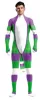 Premium Cartoon Cosplay Overall – in a combination of white, green and purple