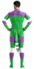 Premium Cartoon Cosplay Overall – in a combination of white, green and purple
