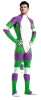 Premium Cartoon Cosplay Overall – in a combination of white, green and purple