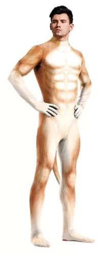 Shiba Dog White and Fire Cosplay Costume