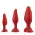 Rolarose Plugs 3-piece set – red, premium experience