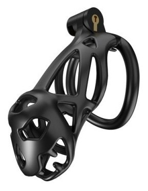 Bouh – premium men's stretching cage, black 10 x 3.5 cm