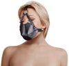 Black head strap and gag - premium pampering