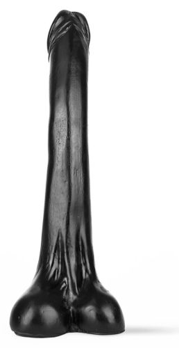 Baldur – prémium sötét kristály dildó (25 x 5 cm)