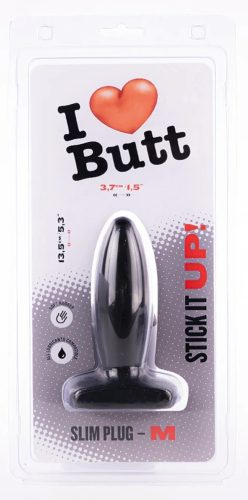 Plug Slim M I Love Butt – Premium Anal Accessory, Black