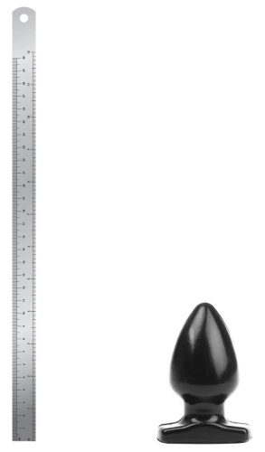 Plug Spade S – prémium anális kiegészítő, 9 x 5,3 cm, fekete