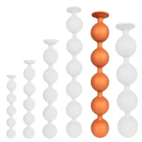 Bulby Butt XXL - érzéki anál golyók 49 cm, narancssárga