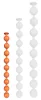 Balls Nocty S – premium orange masturbator at 45 cm