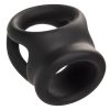 Alpha Dual – Premium Silicone Testicular Stretcher Black