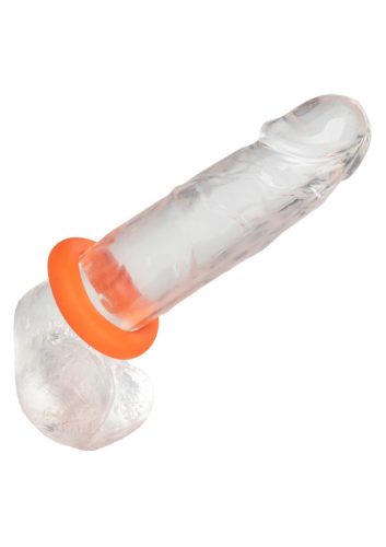 Alpha – premium vibrating penis ring in orange