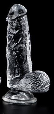 Transparent - cute penis, S 12 x 3.5cm