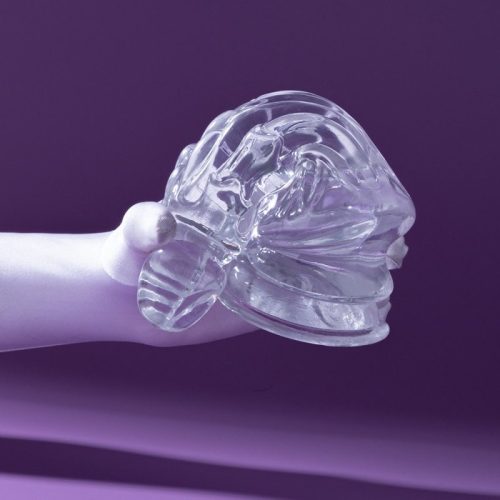 Transparent curved – premium intimate pleasure 16 x 5.5 cm