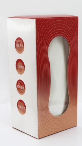 Dupla izgató – prémium maszturbátor fehér színben