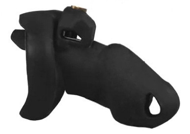 Flexty – prémium férfi meghittségi ketrec, fekete 10,5x3,5cm