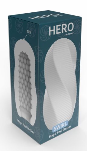 Hero Swirl White – prémium maszturbátor