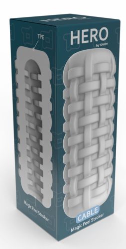 Hero – premium masturbator with white cable