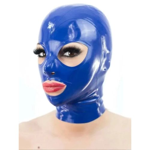Blue Texie – latex mask for sensual mystery