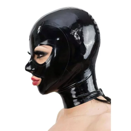Black Texie - latex maszk, stílusos védelem és izgalom