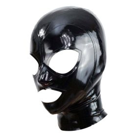 Black Texie – latex balaclava with a sensual embrace