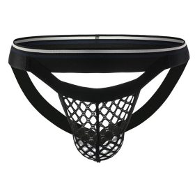   Filinet Black – stylish men's jockstrap made of premium material