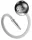 Jet Shower - waterproof anal plug 20.5 cm, 7 mm diameter