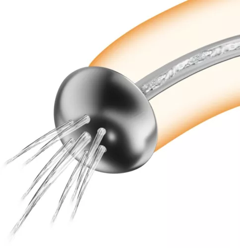 Jet Shower - waterproof anal plug 20.5 cm, 7 mm diameter