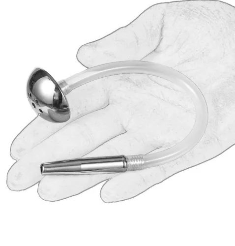 Jet Shower - waterproof anal plug 20.5 cm, 7 mm diameter