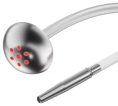 Jet Shower - waterproof anal plug 20.5 cm, 7 mm diameter