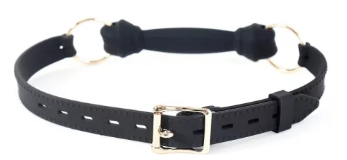 Bâillon Mors – prémium szilikon gag 11,5 cm fekete