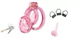 Cage de Chasteté Lock Cobra M – Premium Pink Chastity Cage