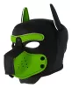 Enjoy Puppy Hood – fekete-zöld pupillás maszk