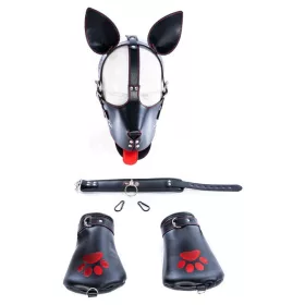   Puppy Kit – 6-piece black-and-red set for sensual experience