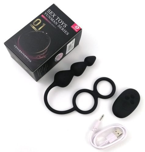 Vibrant Trikon – sensual testicular tension plug 9.5 x 3 cm