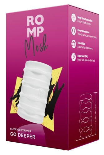 Soft Mosh – áttetsző prémium maszturbátor