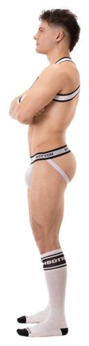 Premium white jockstrap - sensual comfort for everyday life