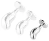 Bijou BEAN SILVER – premium anal accessory, size S