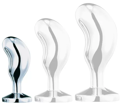 Bijou Bean Silver – elegant anal accessory, premium quality