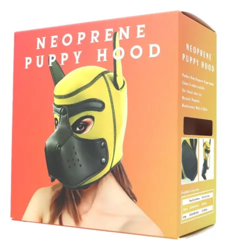 Blue-White Puppy Fox – neopréna maszk stílusos védelemhez