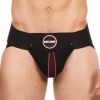 Rokk Black-Red – premium men's jockstrap for intimate comfort