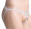 Fehér csipkés jock alsó