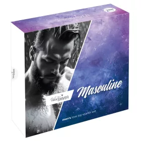 Premium Men's Sex Toy Set – 4 Black Accessories