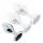 Flowersex Anál plug sima felület alumínium 6x2,7 cm fekete