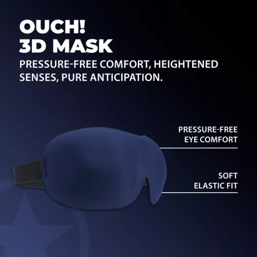 3D kék maszk