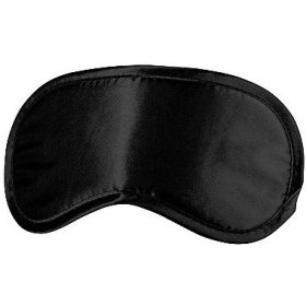 Soft black eye mask - comfort and restful sleep