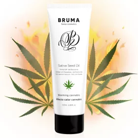 BRUMA - Warming Slider Gel in Cannabis Flavour 100 ml